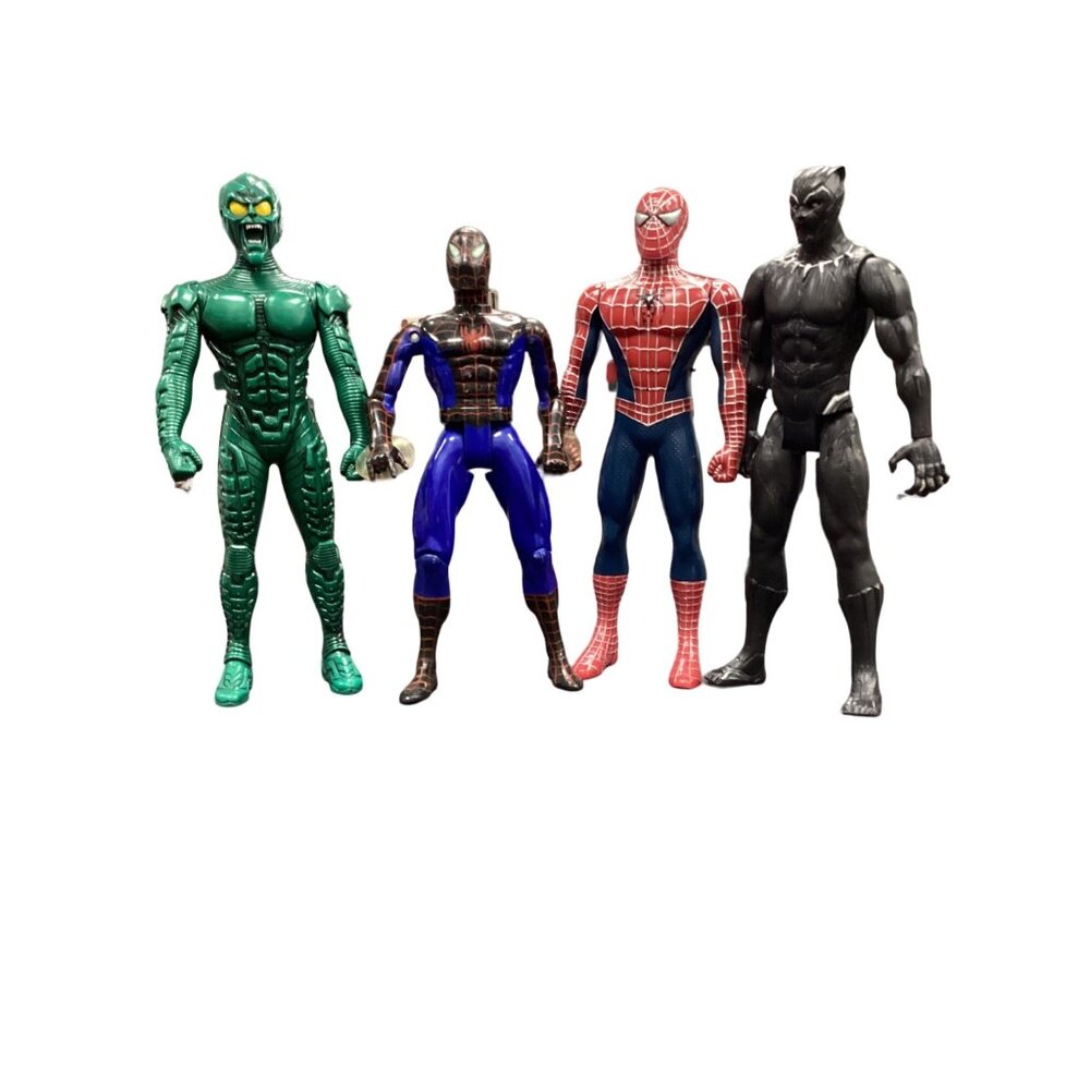 Lot of 4 Marvel Action Figures, Large, approx. 12" tall SKU 737